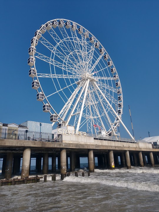 Atlantic City Boardwalk And Beach